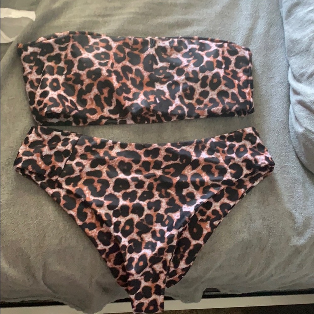 Cheetah print bikini